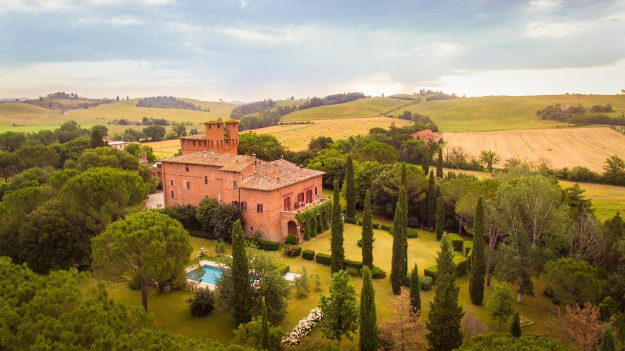 Gasthaus Castello Di San Fabiano Monteroni dʼArbia Exterior foto